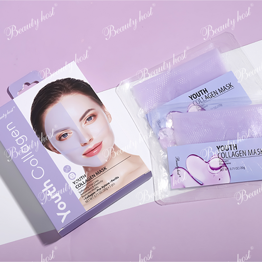 Crystal Bio Collagen Face Mask 5pcs 0.71 OZ/ 20g