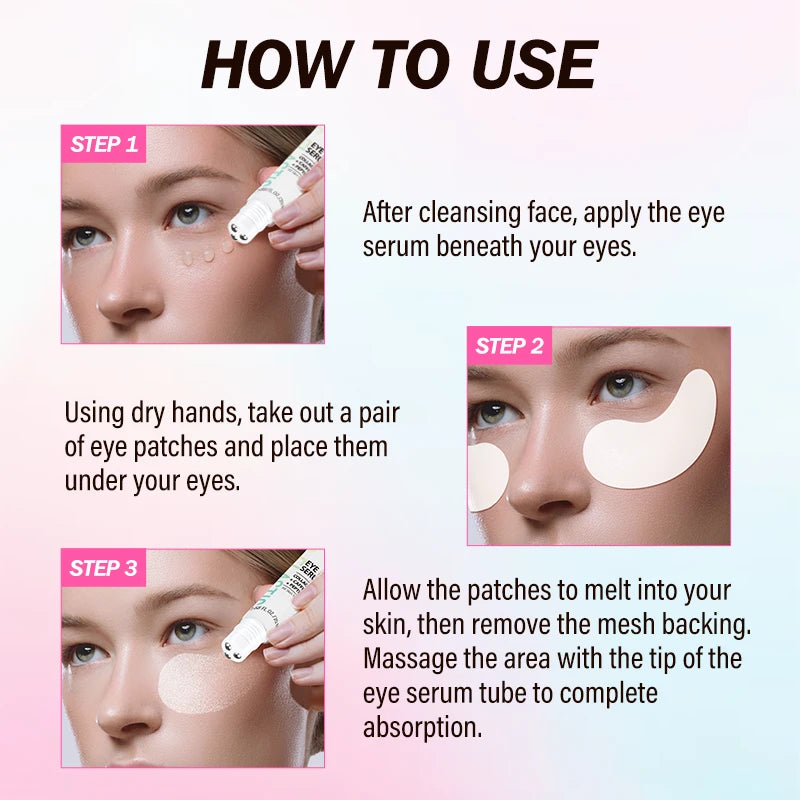 1+1>2 Under Eye Ultimate Care Kit (serum 20ml + mask 7 pairs)