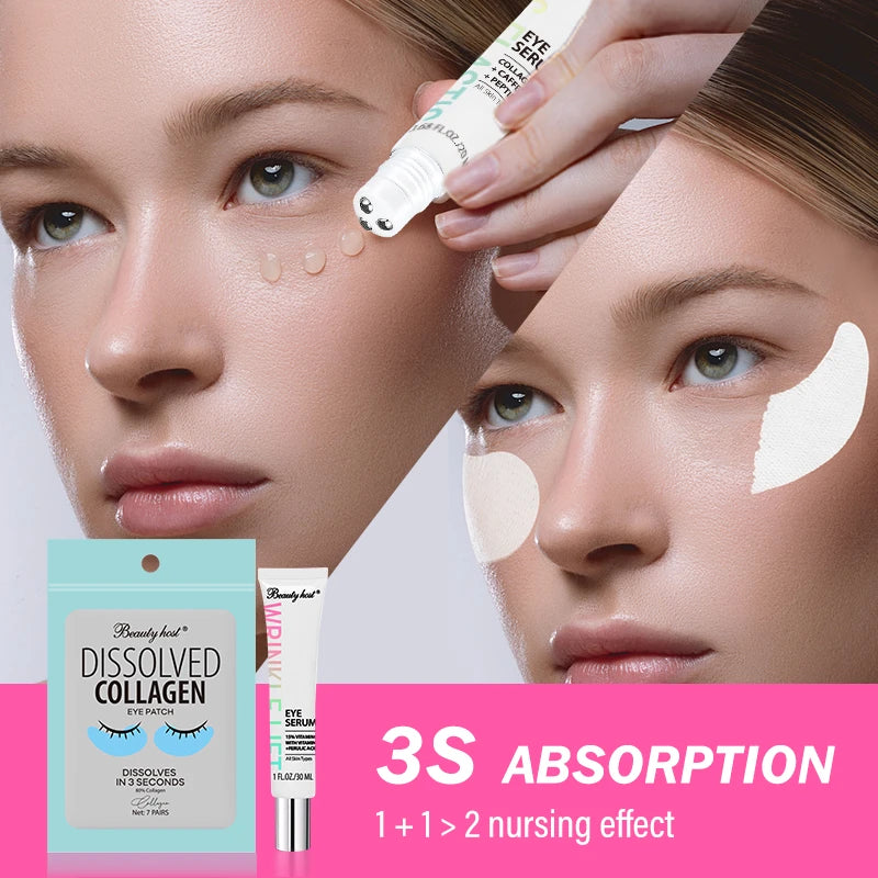 1+1>2 Under Eye Ultimate Care Kit (serum 20ml + mask 7 pairs)