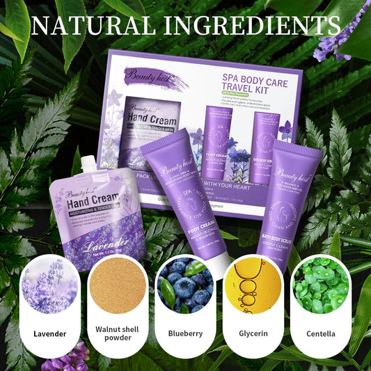 Set de cuidado corporal de lavanda