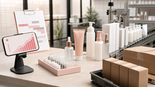Skincare manufacturing planning for a sudden social-commerce demand spike