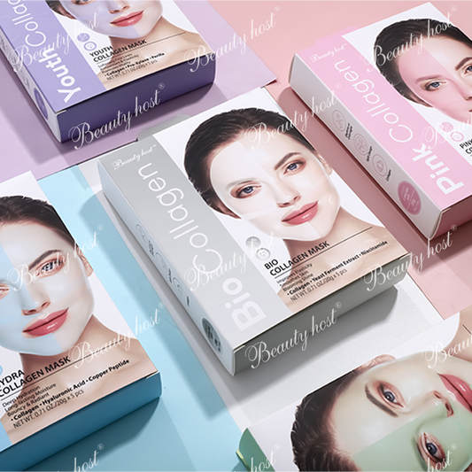 Crystal Bio Collagen Face Mask 5pcs 0.71 OZ/ 20g