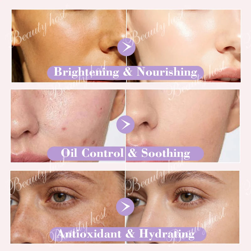 Beauty Host 2-in-1 Cleanser Mask visible results