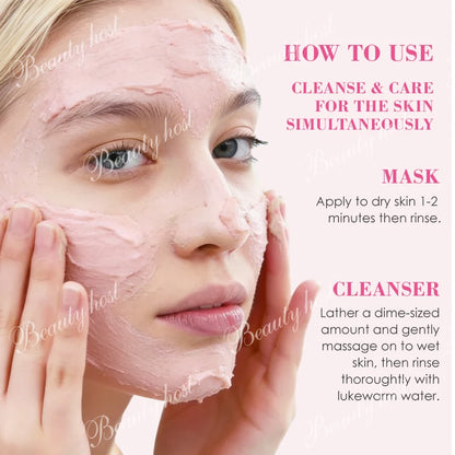 Beauty Host 2-in-1 Cleanser Mask how to use