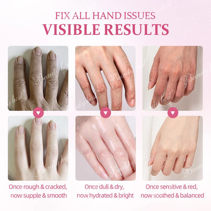 Beauty Host Silky Vegan Hand Cream visible hand care results