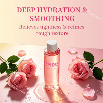 Beauty Host Rose PDRN Glow Toner deep hydration and smoothing
