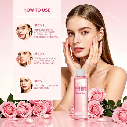 Beauty Host Rose PDRN Glow Toner how to use