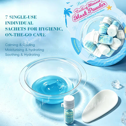 Beauty Host Cooling Mousse Mask Powder single use sachets