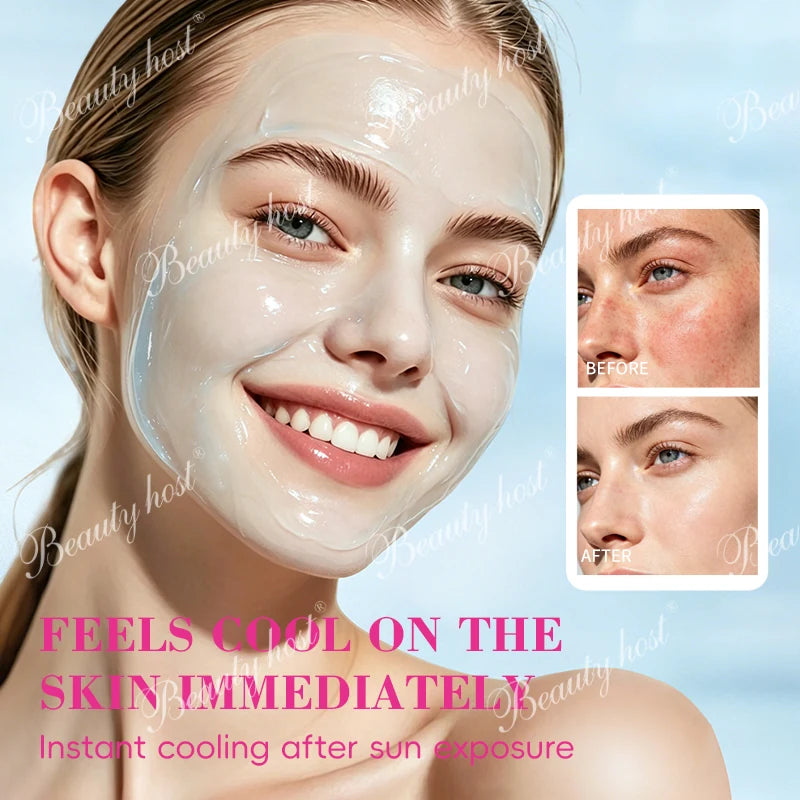Beauty Host Cooling Mousse Mask Powder cooling skin results