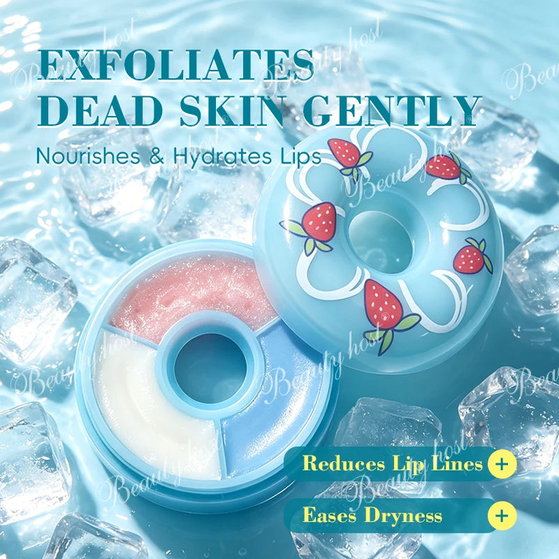 Beauty Host Lip Care Trio gentle exfoliation