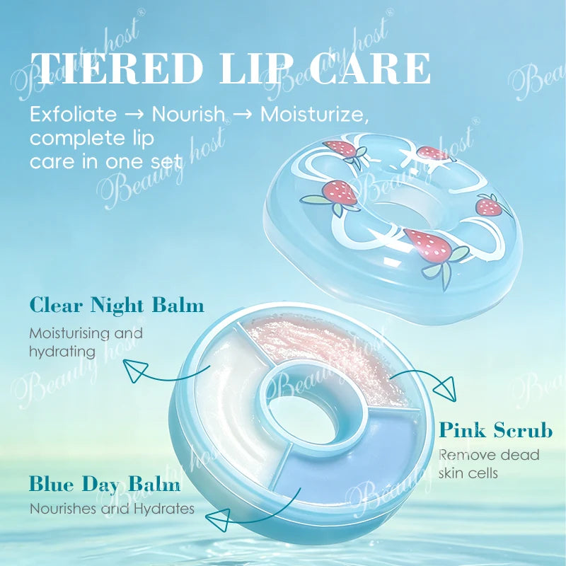 Beauty Host Lip Care Trio three step lip care