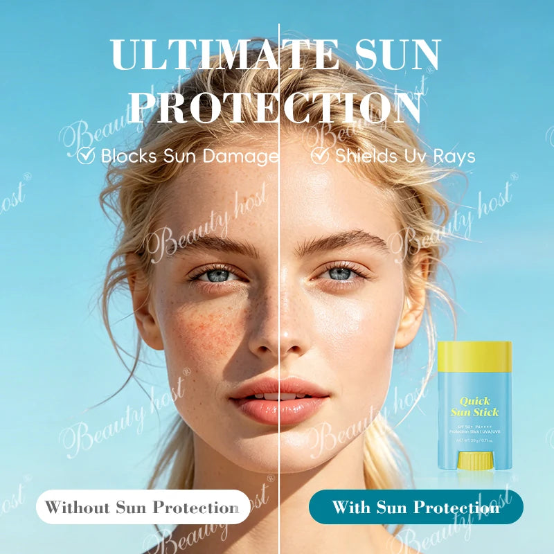 Beauty Host Quick Sun Stick sun protection results