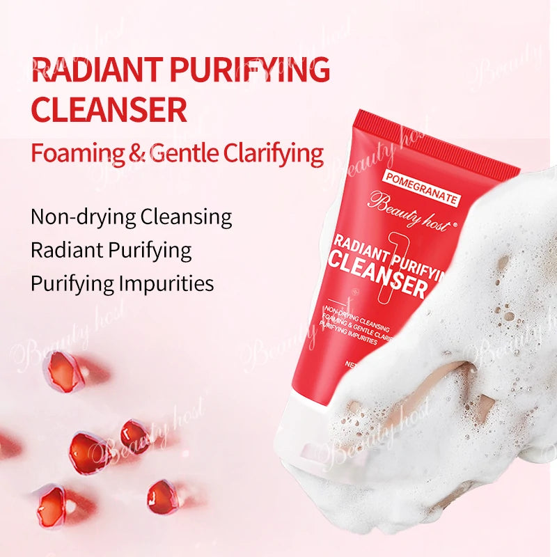 مجموعة سفر لتفتيح البشرة بالرمان