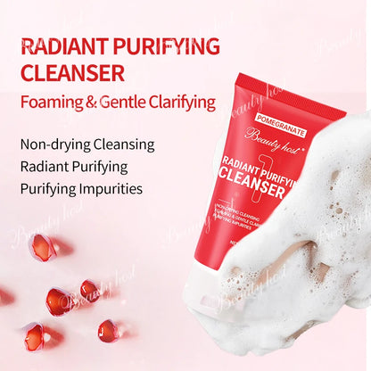 مجموعة سفر لتفتيح البشرة بالرمان