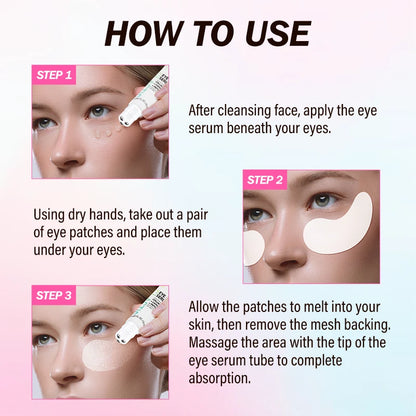 1+1>2 Under Eye Ultimate Care Kit (serum 20ml + mask 7 pairs)