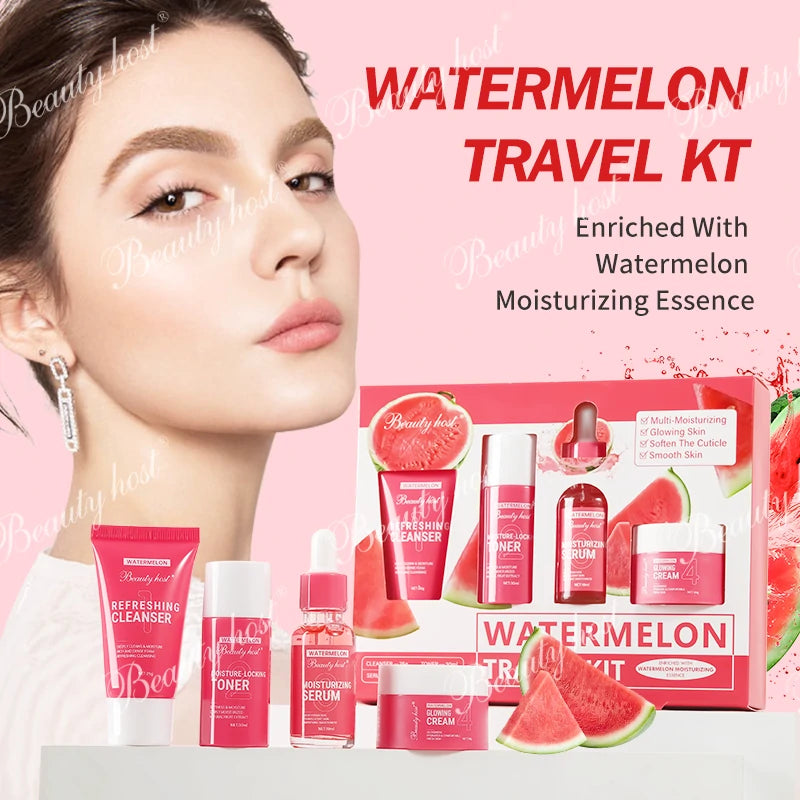 مجموعة سفر البطيخ المكونة من 4 قطع