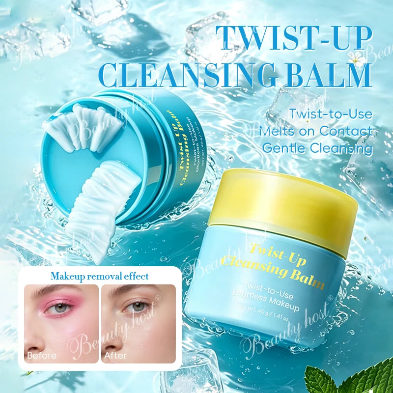 Beauty Host Cooling Skincare twist-up cleansing balm