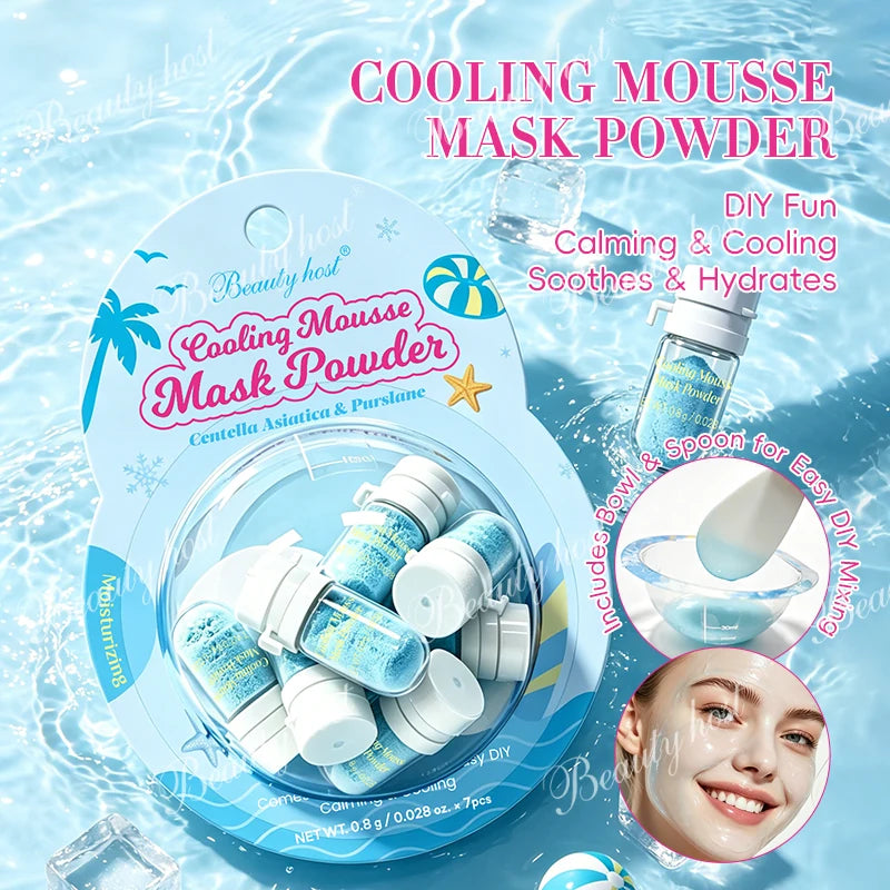 Beauty Host Cooling Skincare cooling mousse mask powder