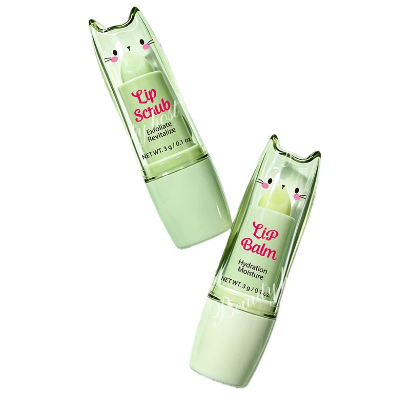 Beauty Host Lime Lip Scrub and Lip Balm white background product image
