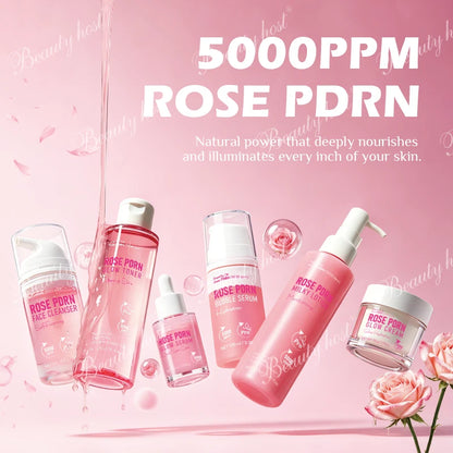 Beauty Host Rose PDRN Glow Vegan Skincare Set main image