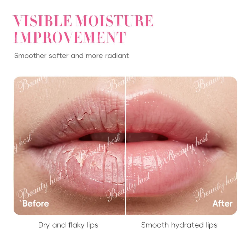 Beauty Host Bouncy Firm Lip Balm moisture improvement results