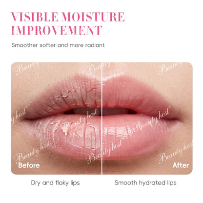 Beauty Host Bouncy Firm Lip Balm moisture improvement results