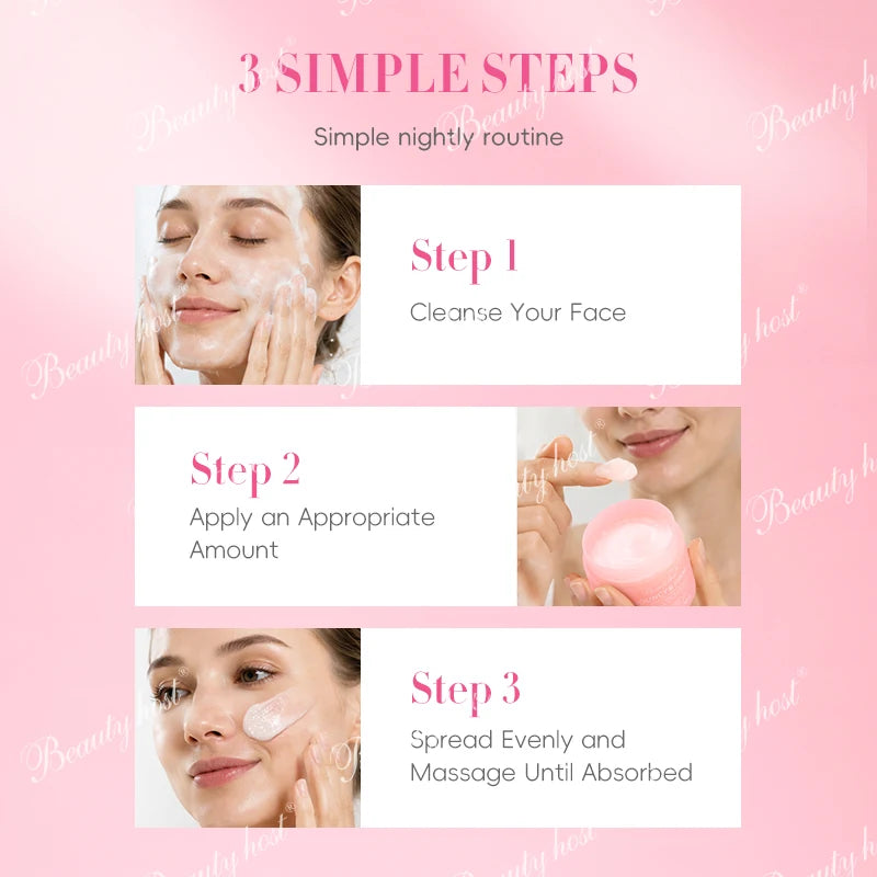 Beauty Host Bouncy Firm Sleeping Mask how to use