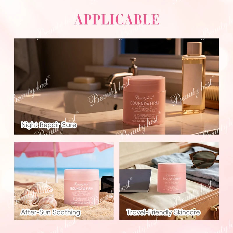Beauty Host Bouncy Firm Sleeping Mask suitable skin concerns